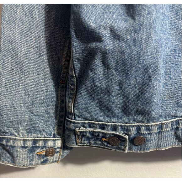 Vintage Levi’s Trucker Jacket 72507-0389 Men’s 3XL Blue Denim Made in USA 2001 - Picture 9 of 14